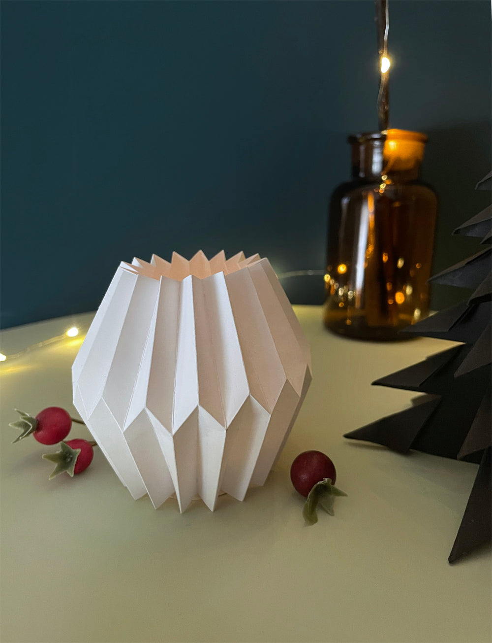Origami Papierlichter, handmade