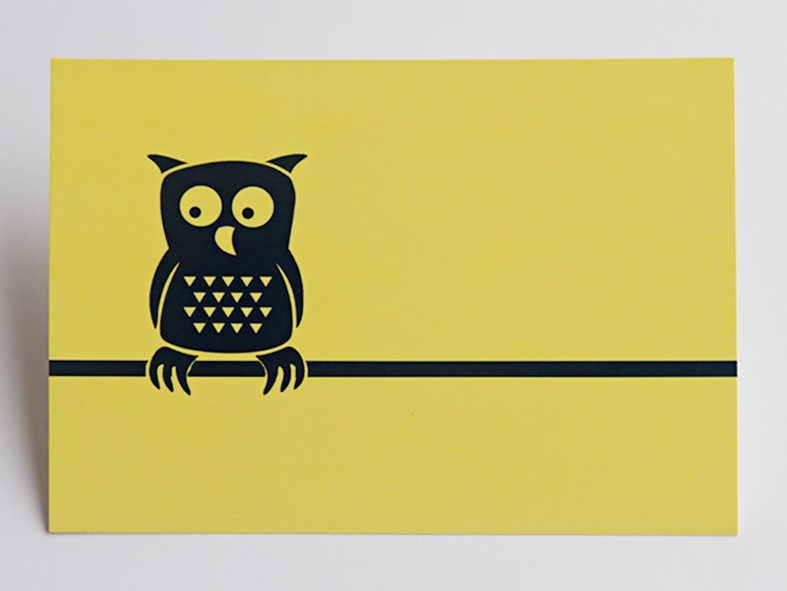 Kartenset Eule