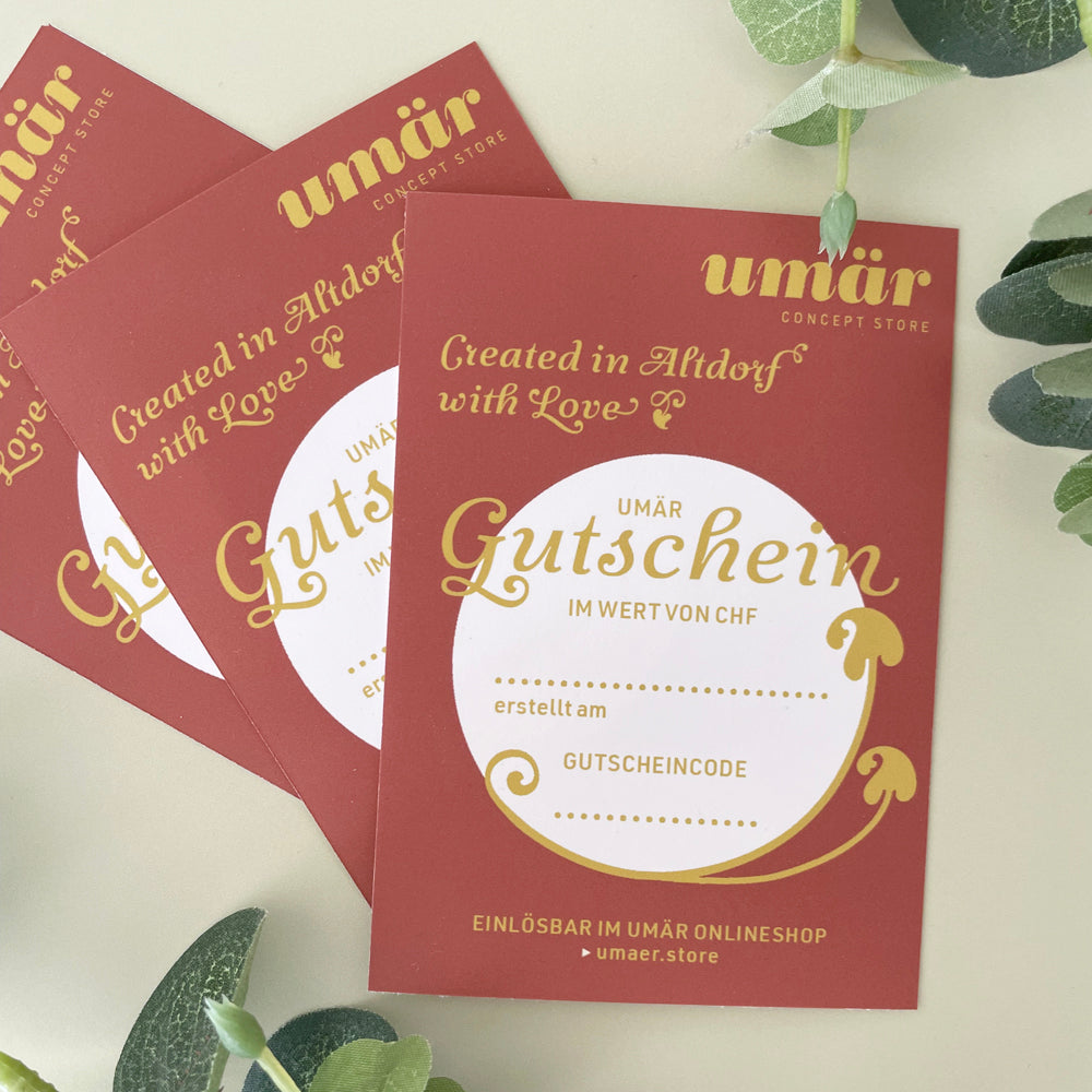 Gutschein für UMÄR Concept Store