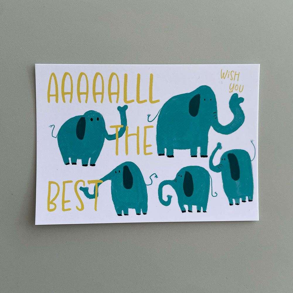 Kartenset Elefantenfest