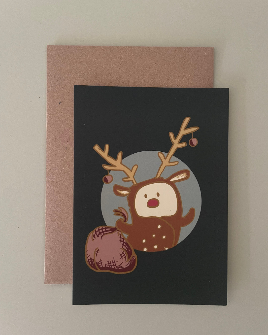 Postkarte_Reindeer_Rudolph UMAER