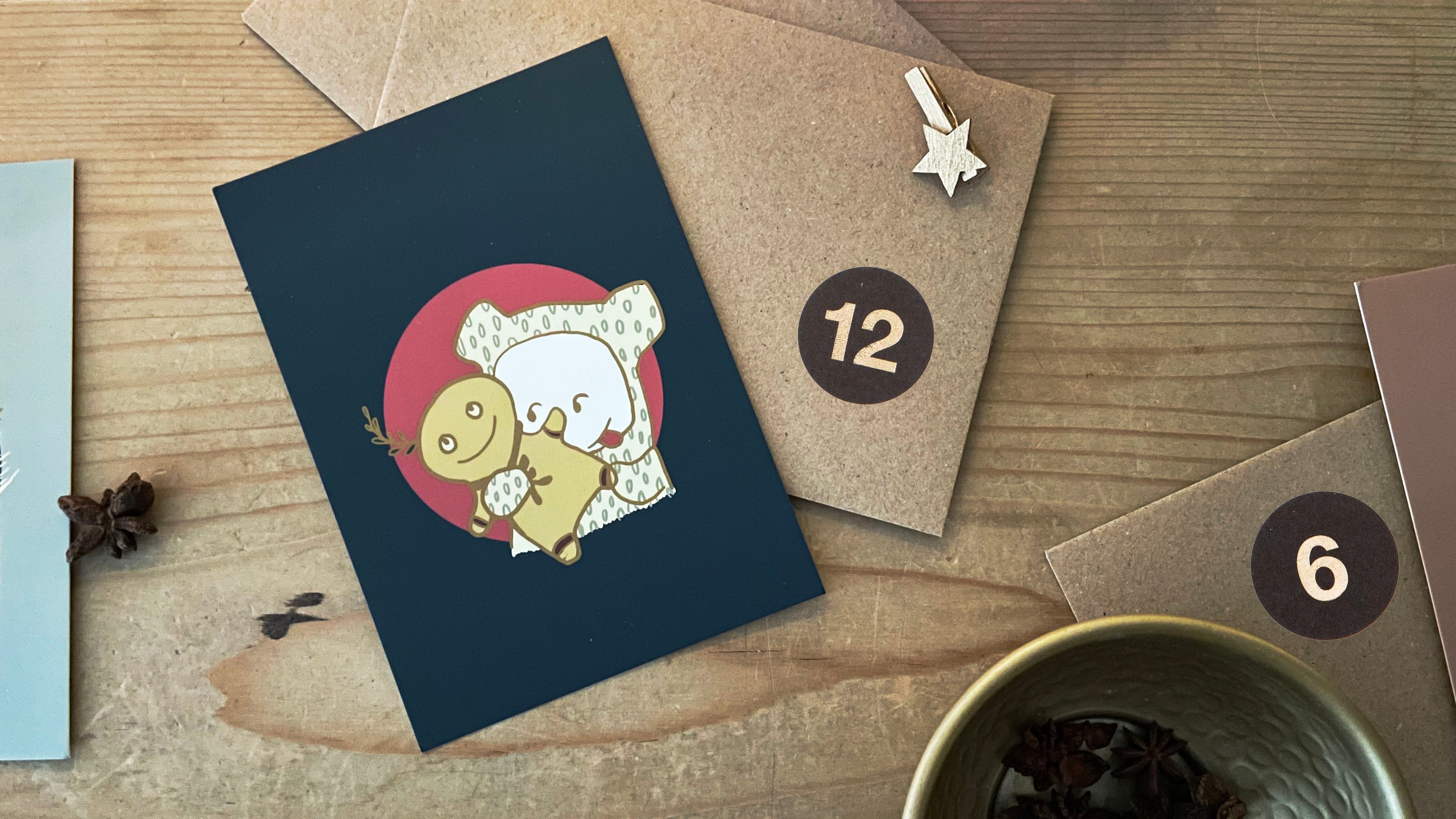 Karte Gingerbreadman