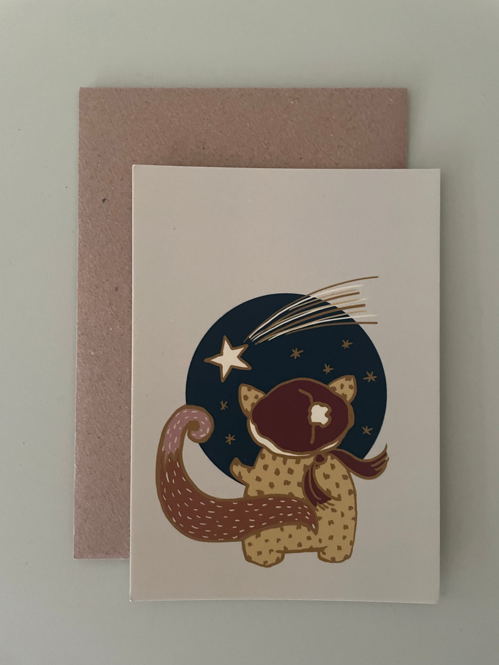 Karte Shooting Star in the Sky