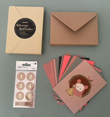 Kartenadventskalender Christmas Town