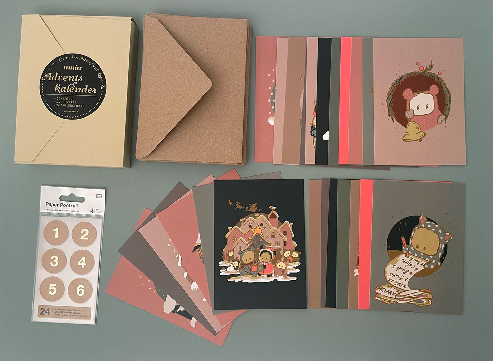 Kartenadventskalender Christmas Town