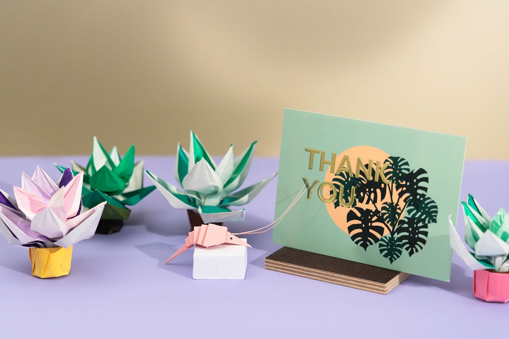 Dankeskarte Monstera