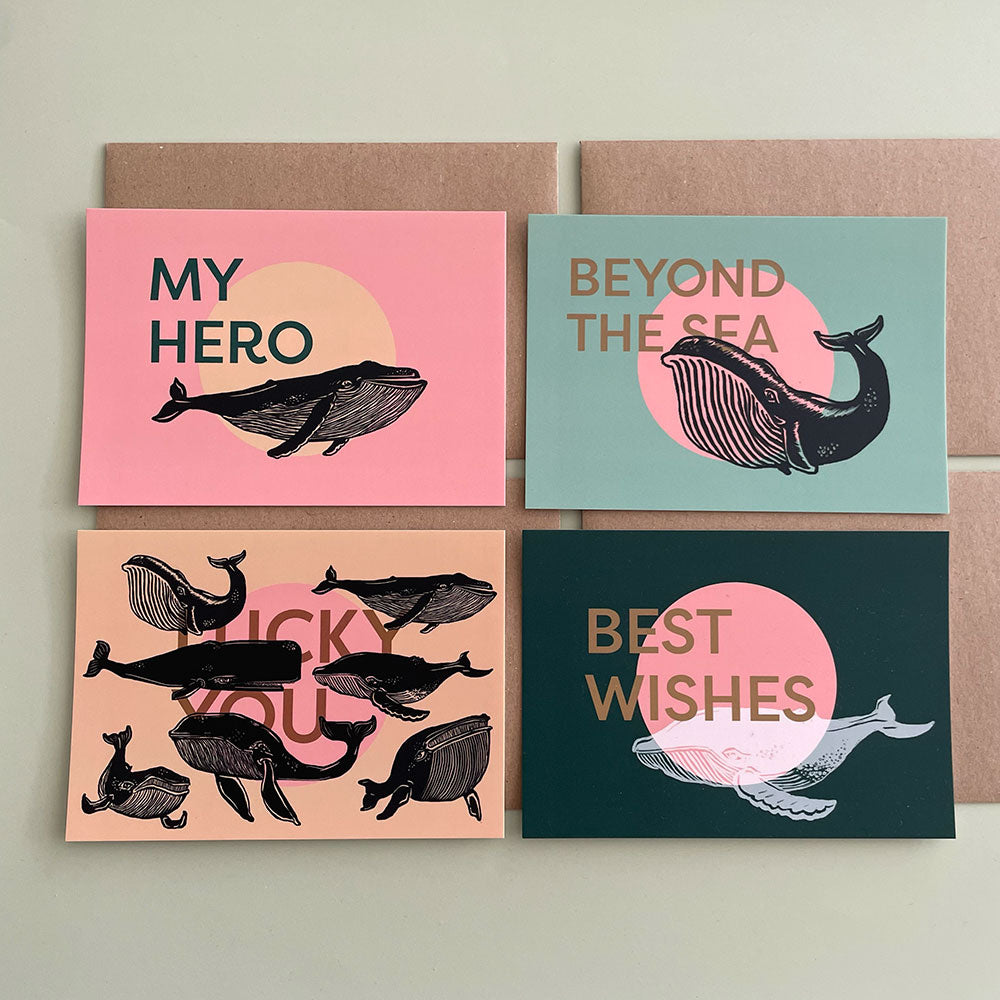 Kartenset Whales