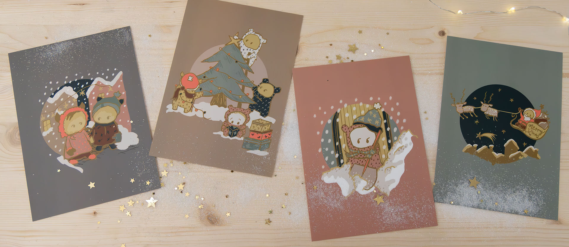 Kartenadventskalender Christmas Town