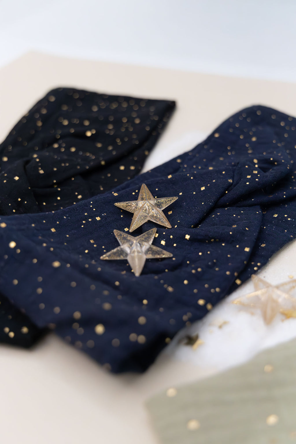 Knotenstirnband Midnight Stars