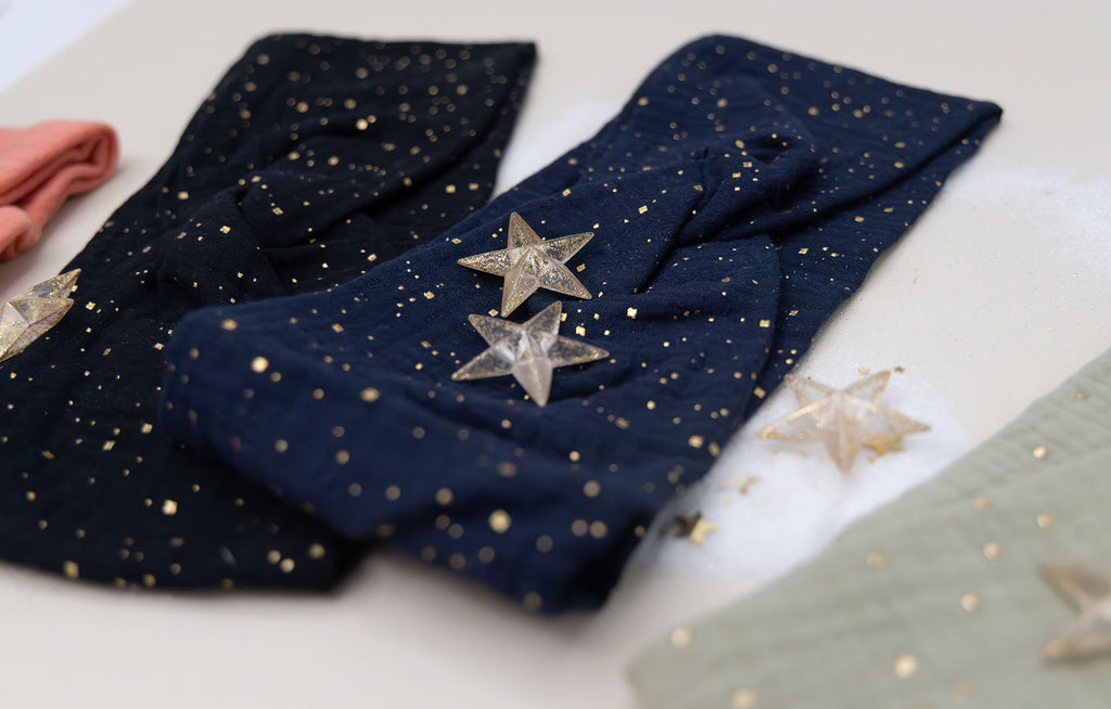 Knotenstirnband Midnight Stars