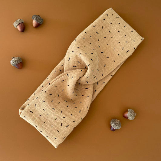 knotenstirnband acorn musseline studio umaer