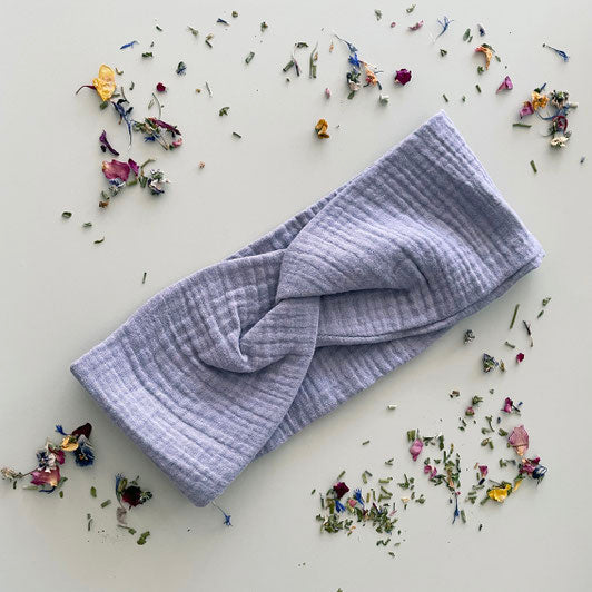 Knotenstirnband Lavender
