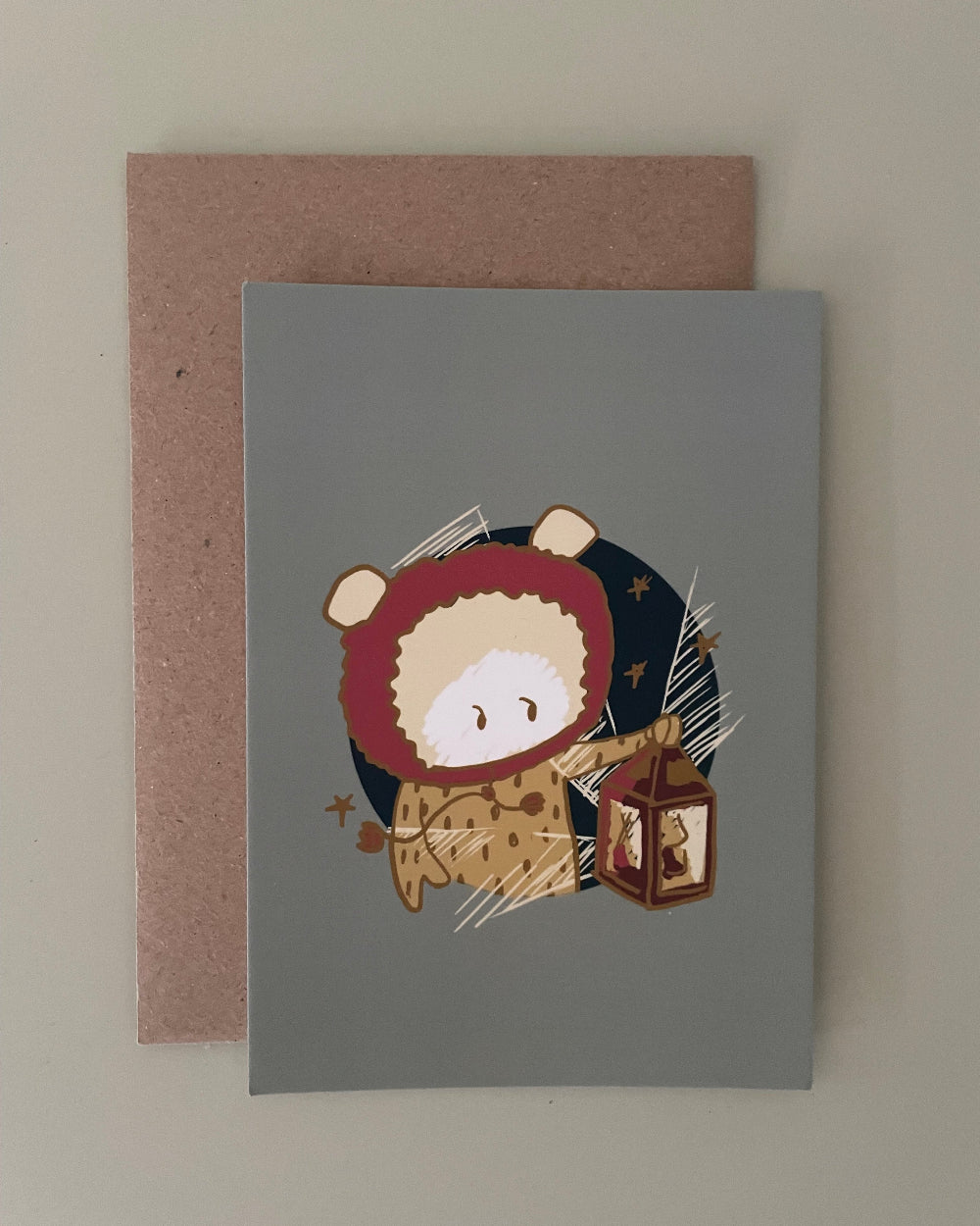 postkarte follow the light studio umaer 2