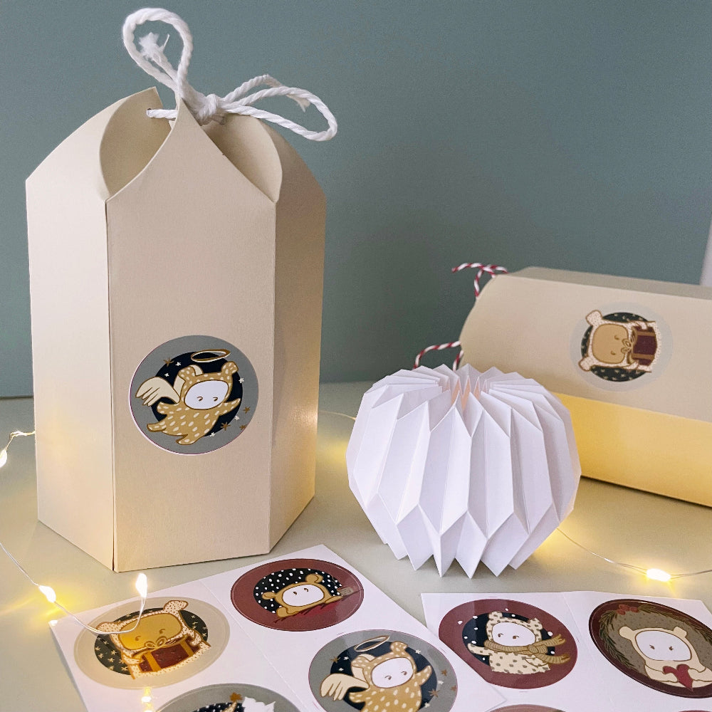 verpackung lumi origami papierlicht luna handmade studio umaer