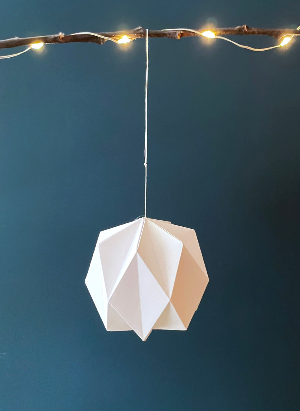 weihnachtskugel origami flocke studio umaer 3